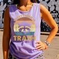 Vintage Raccoon Lovers Tank Top for Raccoon Enthusiasts Violet