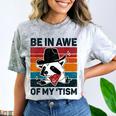 Autism Raccoon Comfort Tee - Celebrate Uniqueness | Vintage Look Smoke