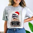 Dear Santa Raccoon Christmas T-Shirt - Fun Unisex Holiday Gift Smoke