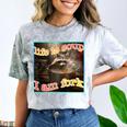 Life Is Soup Raccoon Meme Comfort Colors T-Shirt - Quirky Fun Smoke
