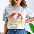Get In Loser Raccoon Opossum Trash Panda Comfort Color Blast T-Shirt Smoke