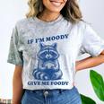 Moody Raccoon Comfort Color Blast T-Shirt - Unisex Humor Smoke