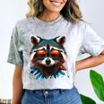 Raccoon Comfort Color Blast T-Shirt | Fun Unisex Fashion Smoke