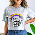 Raccoon LGBTQ Pride Comfort Color Blast T-Shirt - Celebrate Diversity Smoke