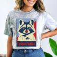 Raccoon Lover T-Shirt - Colorful Animal Comfort for Wildlife Fans Smoke