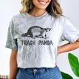 Raccoon Modern Animal Print Unisex T-Shirt | Small, All Seasons Smoke