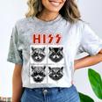 Raccoon Rock Band T-Shirt - Unisex Comfort for Music Lovers Smoke