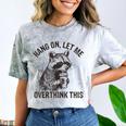 Raccoon Sarcasm Comfort Color Blast T-Shirt - Unisex Humor Tee Smoke