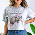 Raccoon Trash Panda Comfort Color Blast T-Shirt | Fun Unisex Style Smoke