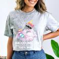 Raccoonicorn T-Shirt | Unique Unicorn Raccoon Design for Animal Lovers Smoke