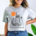 Retro 90s Raccoon Trash Panda Color Blast T-Shirt | Fun Everyday Tee Smoke