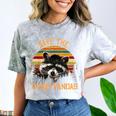Save The Trash Pandas Raccoon T-Shirt - Comfort Color Blast Tee Smoke