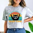 My Spirit Animal Is A Trash Panda Raccoon Comfort Color Blast T-Shirt Smoke