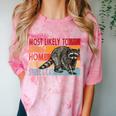 Adopt a Street Cat Tee - Funny Raccoon Theme - Unisex Comfort Clay