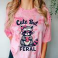 Cute Summer Raccoon Women's T-Shirt | Funny Comfort Color Blast Clay