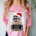 Dear Santa Raccoon Christmas T-Shirt - Fun Unisex Holiday Gift Clay