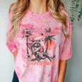 Feral Girl Summer Raccoon T-Shirt - Fun Vacation Unisex Tee Clay