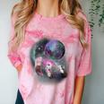 Ferrets Howling At The Moon T-Shirt | Unisex Comfort Tee Clay