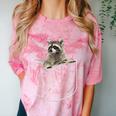 Pocket Raccoon T-Shirt - Casual Comfort for Raccoon Lovers Clay