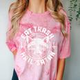 Raccoon Gothic T-Shirt - Quirky Comfort for Alternative Style Clay