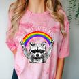 Raccoon LGBTQ Pride Comfort Color Blast T-Shirt - Celebrate Diversity Clay