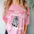 Raccoon Lover Comfort Color Blast T-Shirt | Nature-Inspired Expressions Clay