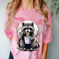 Raccoon Noodle Cup Comfort Tee | Unisex T-Shirt | Fun Casual Design Clay