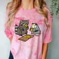 Raccoon Opossum Pizza Fun Tee - Unisex Comfort T-Shirt for All Ages Clay