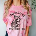 Raccoon Sarcasm Comfort Color Blast T-Shirt - Unisex Humor Tee Clay