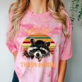 Save The Trash Pandas Raccoon T-Shirt - Comfort Color Blast Tee Clay