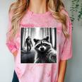 Scared Raccoon Sasquatch Selfie | Comfort Color Blast T-Shirt Clay