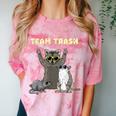 Team Trash Animal Gang Comfort T-Shirt - Raccoon & Opossum Clay
