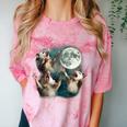 Three Possum Moon Unisex T-Shirt - Humorous Comfort Blast Design Clay