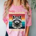 Vintage Raccoon Unisex T-Shirt | Retro Style | Comfort Fit Clay