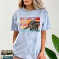 Adopt a Street Cat Tee - Funny Raccoon Theme - Unisex Comfort Ocean