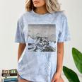 Alien UFO Raccoon Comfort Color Blast T-Shirt Ocean