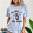 All Of My Flabbers Are Gasted Raccoon Comfort Color Blast T-Shirt Ocean