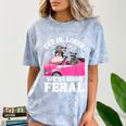 Raccoon Lover Color Blast T-Shirt - Unisex Introvert Style Ocean