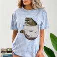 Raccoon Lover Comfort T-Shirt - Colorful Animal Pocket Print Ocean