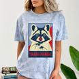 Raccoon Lover T-Shirt - Colorful Animal Comfort for Wildlife Fans Ocean