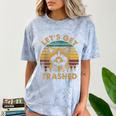 Raccoon Lovers 'Let's Get Trashed' Colorful Unisex T-Shirt Ocean