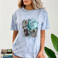 Raccoon Moonlight T-Shirt | Unique Comfort Colors Tee Ocean