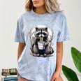 Raccoon Noodle Cup Comfort Tee | Unisex T-Shirt | Fun Casual Design Ocean
