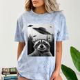 Raccoon UFO Comfort Color Blast Unisex T-Shirt | Fun Alien Vibes Ocean