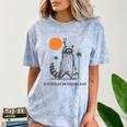 Retro 90s Raccoon Trash Panda Color Blast T-Shirt | Fun Everyday Tee Ocean