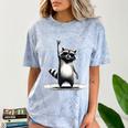 Retro Raccoon Rock Music Unisex Comfort T-Shirt Ocean