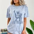 Stay Trashy Raccoon Comfort T-Shirt - Feminine Halloween Fun Ocean
