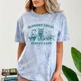 Support Local Wildlife Unisex T-Shirt - Vintage Raccoon & Skunk Design Ocean