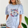 Watercolor Raccoon T-Shirt - Small Polyester Comfort for Kids Ocean