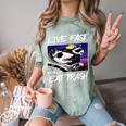Cotton Blend Comfort T-Shirt for Street Cats & Trash Panda Fans Fern